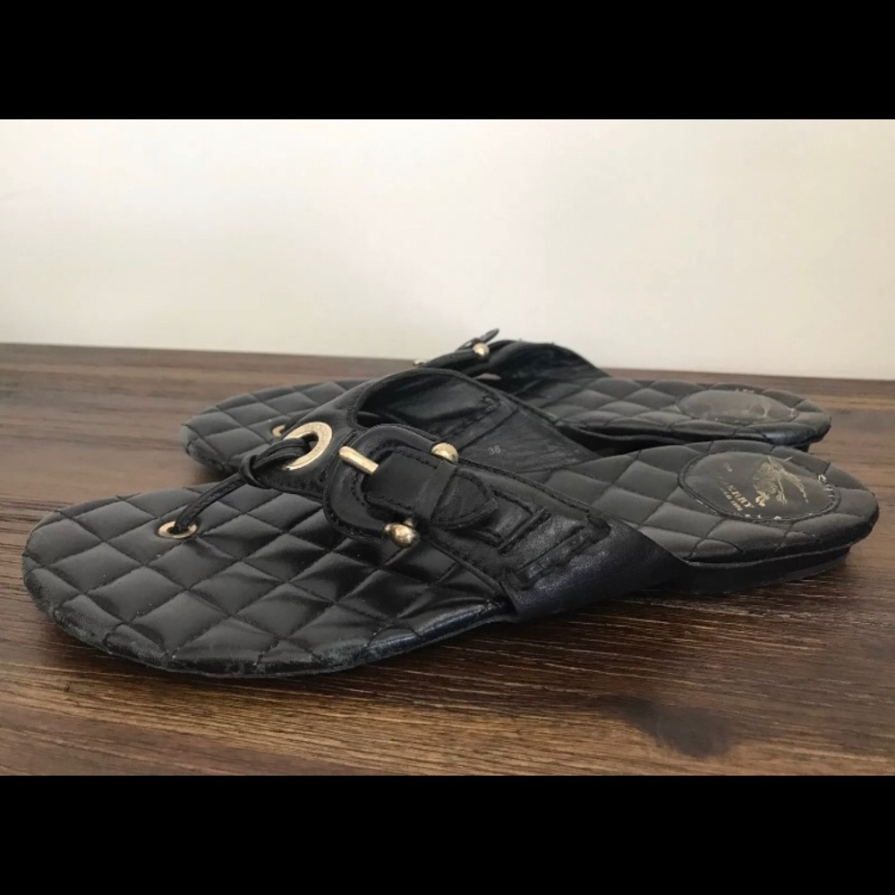 Burberry leather sandals great condition size 38